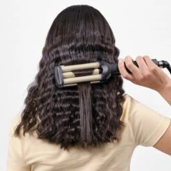 BaByliss Curlers Easy Waves -Soins Capillaires babyliss curlers easy waves boucleur triple pour cheveux 3