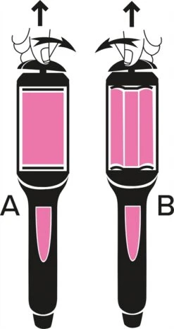 Bellissima My Pro 2 In 1 Straight&Waves B29 100 -Soins Capillaires bellissima my pro 2 in 1 straight waves b29 100 fer a lisser effet crepu 3