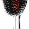 Janeke Chromium Line Air-Cushioned Brush With Bristles And Nylon Reinforcement 2 Janeke Chromium Line Air-Cushioned Brush With Bristles And Nylon Reinforcement -Soins Capillaires janeke chromium line air cushioned brush with bristles and nylon reinforcement brosse a cheveux ovale