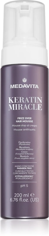 Medavita Keratin Miracle Frizz Over Hair Mousse