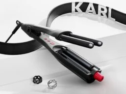 Rowenta Karl Lagerfeld Waves Addict CF471LF0 -Soins Capillaires rowenta karl lagerfeld waves addict cf471lf0 boucleur triple pour cheveux 5